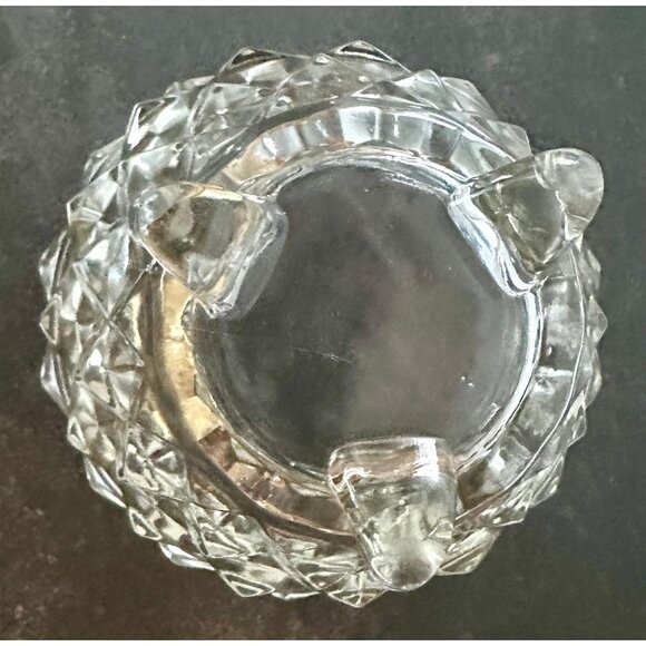 Vintage Fostoria American, Clear 3-Footed Open Sugar Bowl, Clear Glass, Elegantl - Picture 6 of 10